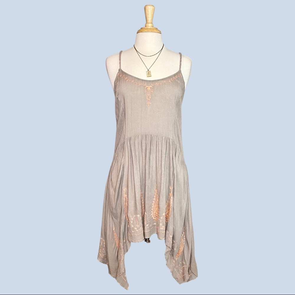 Free People Meadow of Medallion Slip Dress